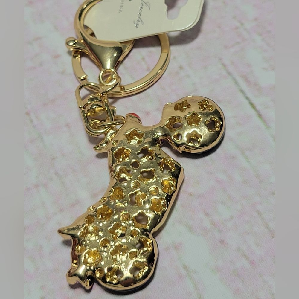 Austrian Crystal Motorcycle Keychain - Picture 11 of 12